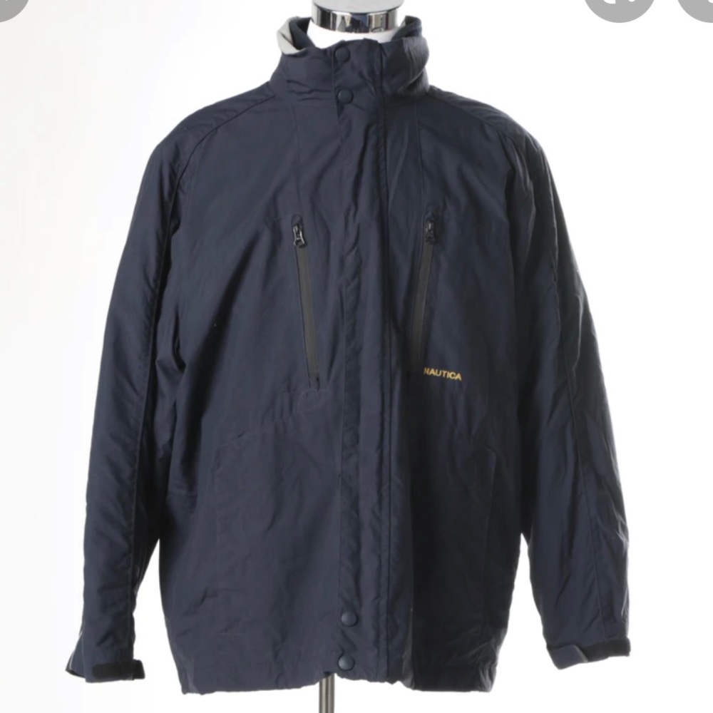 Men’s Vintage Nautica Nx2000 Fleece lined winter jacket